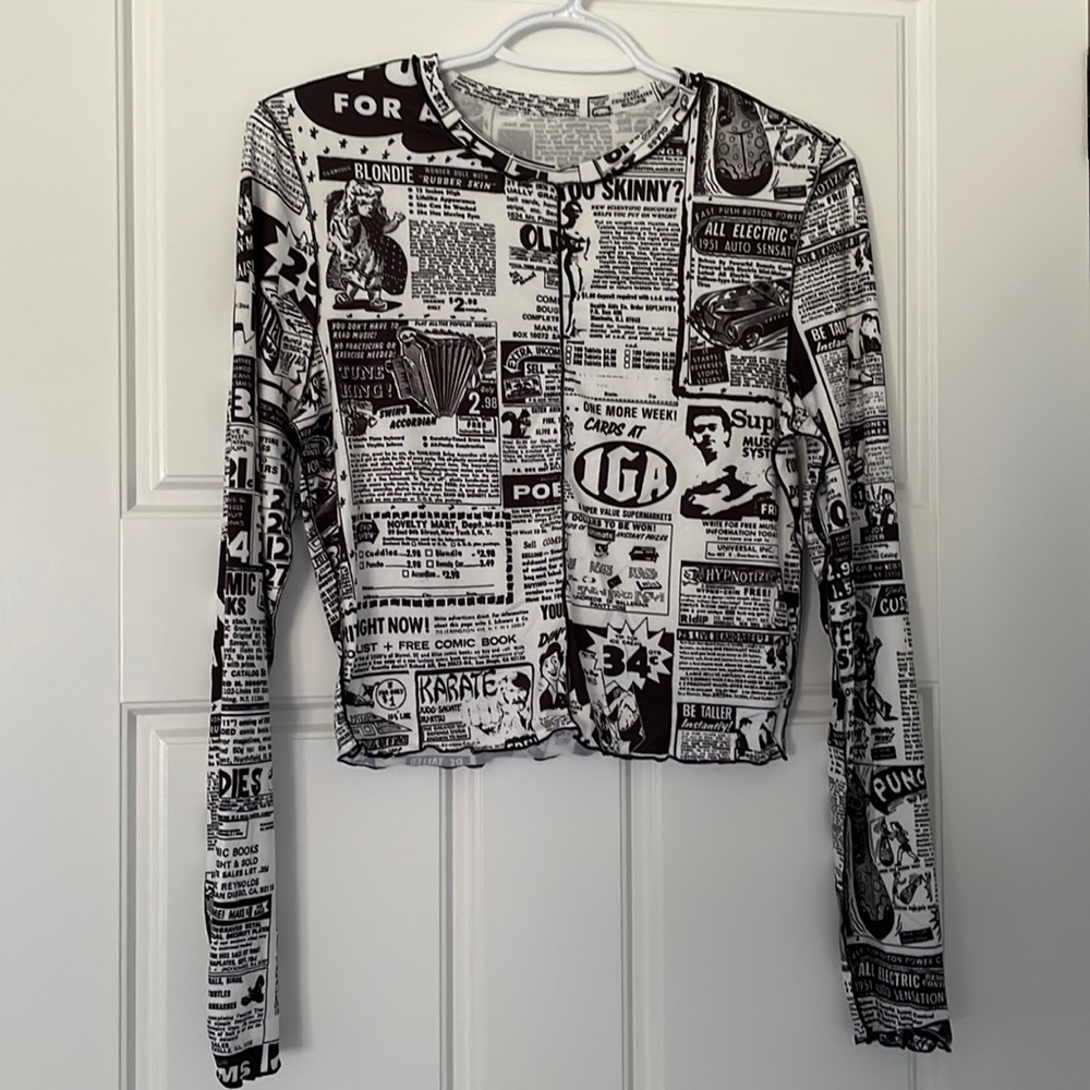 Cropped long sleeve